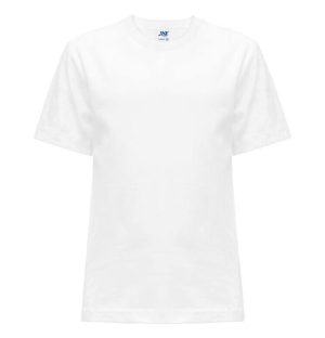 T shirt bambino JHK JK154 — cotone resistente Bianco