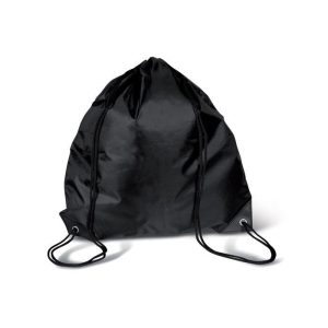 Sacca con coulisse in poliestere — Shoop Nero Sacca con coulisse in poliestere — Shoop Nero