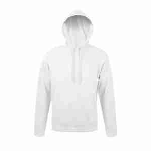 Felpa con cappuccio SOL'S 47101 Snake Bianco