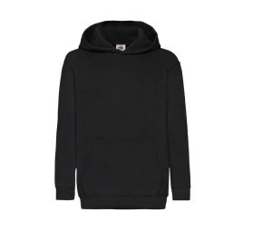Felpa bambino Fruit of the Loom SC371 Classic Hooded Nero Felpa bambino Fruit of the Loom SC371 Classic Hooded Nero