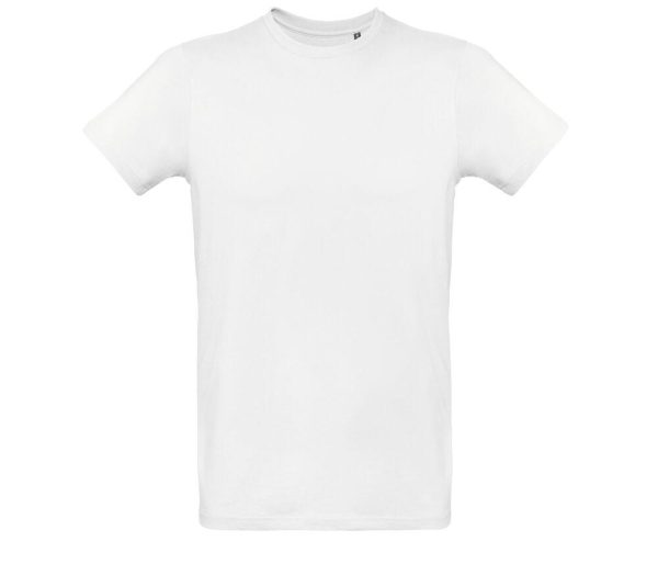 T shirt B&C BC048 Inspire — cotone biologico Bianco
