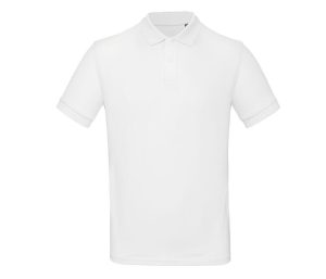Polo uomo B&C BC400 Inspire — cotone biologico Bianco Polo uomo B&C BC400 Inspire — cotone biologico Bianco