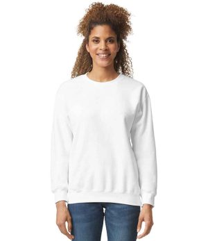 Crew neck sweatshirt Gildan GN910 Heavy Blend White Felpa girocollo Gildan GN910 Heavy Blend Bianco