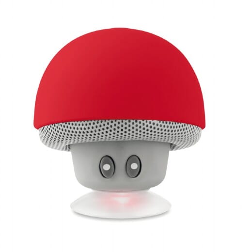 Speaker Bluetooth MUSHROOM con ventosa Rosso Speaker Bluetooth MUSHROOM con ventosa Rosso