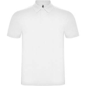 Austral Polo manica corta 3 bottoni con collo in costina Roly PO6632 Bianco Austral Polo manica corta 3 bottoni con collo in costina Roly PO6632 Bianco