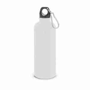 Borraccia in acciaio con moschettone KELCE 550 ml Bianco