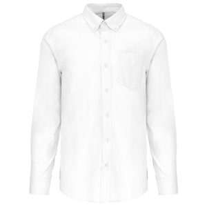 Camicia Oxford Kariban K533 — uomo manica lunga Bianco Camicia Oxford Kariban K533 — uomo manica lunga Bianco
