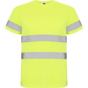 Delta Maglietta tecnica maniche corte ad alta visibilità Roly HV9310 Giallo Fluo