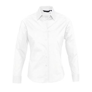Eden Camicia Donna Stretch Manica Lunga SOL'S 17015 Bianco Eden Camicia Donna Stretch Manica Lunga SOL'S 17015 Bianco