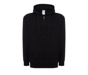 Felpa con cappuccio e zip JHK JK297 Nero