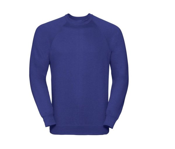 Felpa da uomo con maniche raglan Russell JZ762 Blu royal acceso Felpa da uomo con maniche raglan Russell JZ762 Blu royal acceso