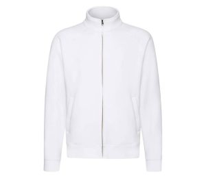 Felpa Premium con zip Fruit of the Loom SC2280 Bianco