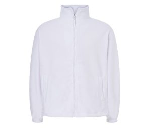 Fleece jacket JHK JK300M — men's polyester White Giacca in pile JHK JK300M — poliestere uomo Bianco