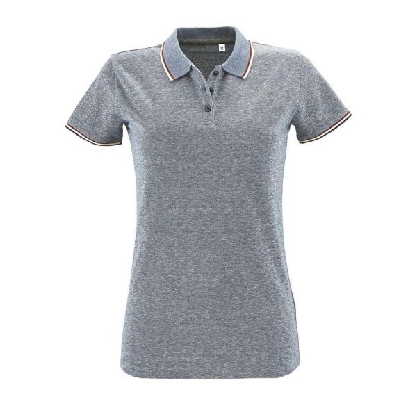 Paname Women Polo Donna Manica Corta SOL'S 02082 Jeans chiaro Paname Women Polo Donna Manica Corta SOL'S 02082 Jeans chiaro