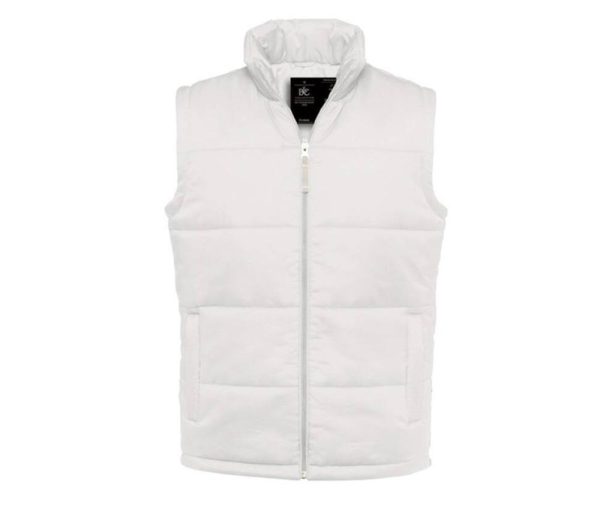 Piumino senza maniche B&C BC363 — uomo Bianco