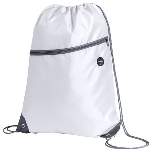 Sacca zainetto COPRUS poliestere 210D Bianco Sacca zainetto COPRUS poliestere 210D Bianco