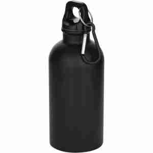 Borraccia con moschettone OREGON 400 ml Nero