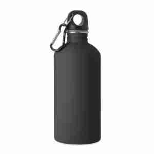 Borraccia con finitura in gomma REMID MOSS SOFT 500 ml Nero